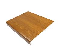250mm Golden Oak UPVC Window Board/Cill Cover 1.25m Long 9mm Thick Plastic Window Sill Capping