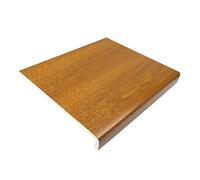 250mm Golden Oak UPVC Window Board/Cill Cover 2.5m Long 9mm Thick Plastic Window Sill Capping
