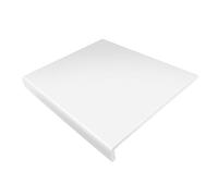 250mm White UPVC Window Board/Cill Cover 1.25m Long 9mm Thick Plastic Window Sill Capping