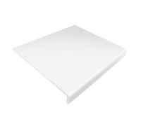 250mm White UPVC Window Board/Cill Cover 2.5m Long 9mm Thick Plastic Window Sill Capping