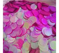 250pc 20mm Pink Red Blue Yellow Purple Orange Green Large Round Loose Sequin Crafts Sewing Wedding Garment Jewelry DIY Accessory