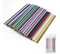 250PCS 3D Pen Filament Refill for 3doodler Start 3D Pen,2.5mm PCL Low Print Temperature Refills Case 25 Colors,Contains 5 Fluorescent Colors
