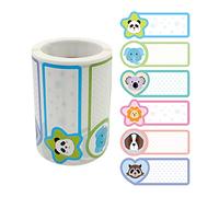 250pcs Baby Bottle Stickers Seal Label for Daycare School Waterproof Write-On Name Tags Kitchen Jar Refrigerator Reminder Sticker Write-On Name Stickers