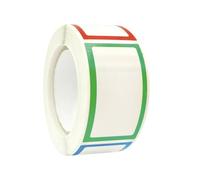 250pcs Colorful Border Name Label Sticker Identification Badge Stickers Clothing Labels Stickers for School Theme Party
