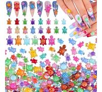 250Pcs Cute Mini Turtle Nail Charms Mixed Colors 3D Resin Turtles Figurines Summer Ocean Animals Flatback Turtle Charms for Women Nails DIY Crafts Fairy Garden Decor Micro Landscaping