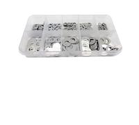 250Pcs DIN988 M2 M3 M4 M5 M6 M7 M8 304 Stainless Steel Ultra Thin Flat Washer Set Adjusting Shim Plain Gasket Assortment Kit Box-Set D 0.1mm