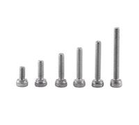 250PCS M2 Screw Assortment Kit, Stainless Steel Hex Socket Head Cap Screws Kit,Metric Machine Screws with Hex Nuts Assortment for Communication Equipments, Ship Assembly (A: Cap head)