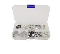 250Pcs Tactile Push Button Switch 10 Types SMT SMD Car Remote Control Switch Assortment Kit Microswitch 3x4mm 3x6mm 4x4mm 6x6mm