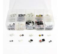 250Pcs Touch Push Button Switches Replacement Momentary Push 10 Types Patches Buttons Car Remote Control Touch Microswitch