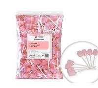 250pk Omnitex Premium Pink Oral Swabs | Dry Disposable Mouth Cleaning Swabsticks | Oral Hygiene Sticks | Hexagonal Foam Head to Provide 6 Cleaning Edges, Pack of 250