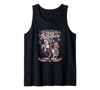250th Anniversary 1776-2026 4th July Border Collie Unicorn Tank Top