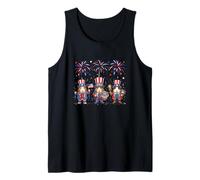 250th Anniversary 1776-2026 4th July Three Cute Guinea Pigs Tank Top