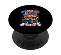 250th Anniversary 1776 4th July Taco On Monster Truck PopSockets Adhesive PopGrip