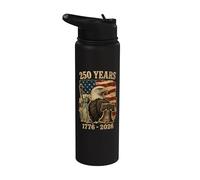 250th Anniversary 250 Year America Freedom Eagle Stainless Steel Insulated Water Bottle