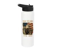 250th Anniversary 250 Year America Freedom Eagle Stainless Steel Insulated Water Bottle