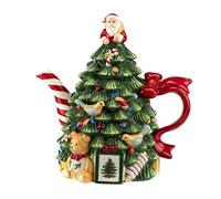 250th Anniversary Christmas Tree Figural Teapot