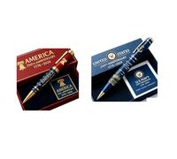 250th Anniversary Commemorative Pen Set - 10 Patriotic Designs In Gift Box, Collector‘s Edition & American Patriot Gift(Set b(2pcs))