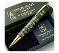 250th Anniversary Commemorative Pen Set - 10 Patriotic Designs In Gift Box, Collector‘s Edition & American Patriot Gift(U.S. Army(2pcs))