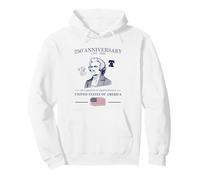 250th Anniversary Declaration Of Independence American Flag Pullover Hoodie