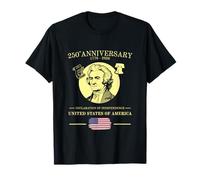 250th Anniversary Declaration of Independence American Flag T-Shirt