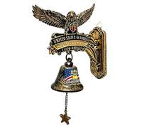 250th Anniversary Eagle Doorbell, Patriotic American Flag Resin Wall Decor, 1776-2026 Independence Liberty Bell Ornament for Home Garden Porch