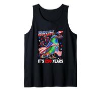 250th Anniversary Independent 4th July US Flag Hummingbird Tank Top
