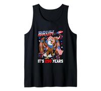 250th Anniversary Independent 4th of July US Flag Eagle Tank Top