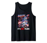 250th Anniversary Independent 4th of July US Flag Pigeon Tank Top