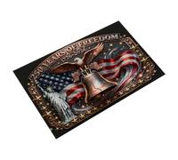 250th Anniversary Patriotic Doormat, 1776-2026 USA Semiquincentennial Welcome Mat with Eagle & Liberty Bell, 4th of July Patriotic Decor, for Indoor Outdoor, (B#,23.6 * 35.4in)