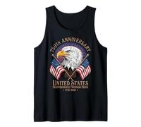 250th Anniversary United States Independence Eagle Flag Tank Top