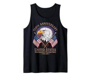 250th Anniversary United States Independence Eagle Flag Tank Top