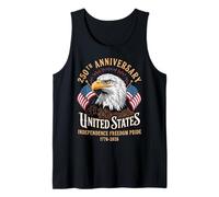 250th Anniversary United States Independence Freedom Pride Tank Top