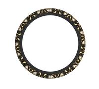 250th Anniversary USA with Bald Eagle Printed Steering Wheel Cover Elastic Stretch Car Wheel Wrap Breathable Non-Slip Steering Wheel Protector for Car Truck SUV