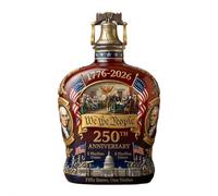 250th Anniversary Whiskey Bottle,High Borosilicate Glass Decanter with Liberty Bell Top,1776-2026 Patriotic Design for Liquor Storage, We The People Commemorative Giftfor History Enthusiasts (1 Pcs)