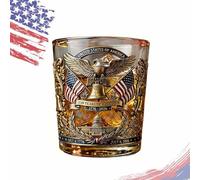 250th Anniversary Whiskey Bottle,US 250th Anniversary Heritage Whiskey Glass,Old Fashioned Father's Day for Liquor or Wine