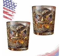 250th Anniversary Whiskey Bottle,US 250th Anniversary Heritage Whiskey Glass,Old Fashioned Father's Day for Liquor or Wine