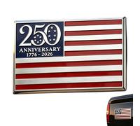250th Emblems Metal Vehicle Decal for 250 Years