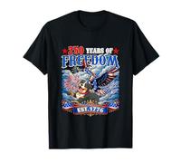 250th Freedom Est.1776 4th July Eagle Greater Swiss Mountain T-Shirt