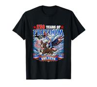 250th Freedom Est.1776 4th July Eagle On Australian Kelpie T-Shirt
