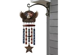 250th Memorial Wind Chime Patriotic Ornament with Star