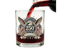 250th Whiskey Bottle | Old Fashioned Commemorative Historical 1776-2006 | Father's Day 250th Whiskey Bottle,for Men Grandpa Husband Son Adults Lovers Families Friends