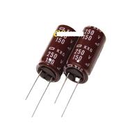 250v 150uf 16x31mm 18x26mm +/- 20% Capacitance Low Audio Electrolytic Capacitor Radial IDGTTLDF(16x31mm 50pcs)