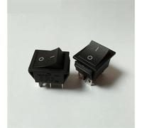 250V/15A 125V/20A AC Automatic reset Momentary ON/OFF DPDT Rocker Switch 2 Pcs