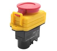 250V 16A IP54 Start Stop Switch No Volt Release Switch With Emergency Stop Push Button Electromagnetic On Off Switch IDGTTLDF