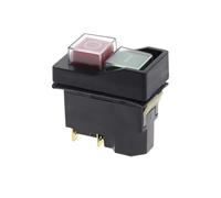 250V 16A Magnetic On Off Switch KLD28 4 Pin Start Stop Magnetic On Off Switch for Workshop Machines 54 * 30 * 55mm RRBXXUYN