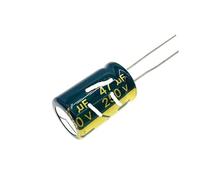 250v 47UF Aluminum Electrolytic Capacitor Size 13 * 20 47UF 20% AUOQKQUT(5 pcs)