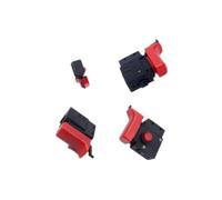 250V 6A 5E4 Lock On Power Tool Drill Trigger Switch Black Red FA2-6/1BEK