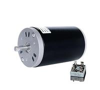 250W 220V 4000RPM Quite Permanent Magnet DC electronic starter Double Bearing Lathe 77MM 10MM Shaft Diameter MQXFCZUX(Motor With Bracket)