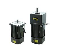 250W AC 110V 220V 50 60Hz Induction Gear Motor With Speed 1400 rpm to 5rpm 104mm Fla.n.ge Engine For CNC Packaging Machine(110V,280rpm)