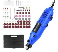 250W Corded Rotary Tool Set with 80 PCS Accessories, 6 Variable Speed 10000-32000RPM, Multi Tool for DIY Projects, Woodwork, Hobby Craft